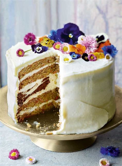 Carrot And Cheesecake Layer Cake Delicious Magazine