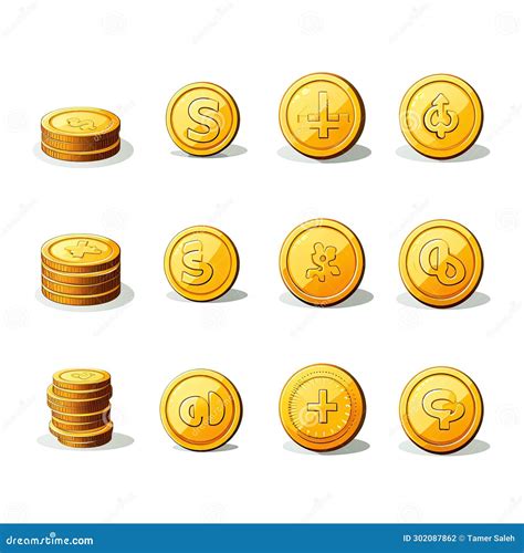 Coins Clipart Vector Illustration Stock Illustration Illustration Of