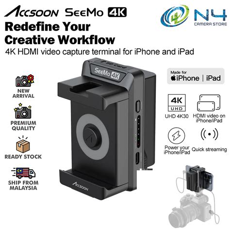 Accsoon Seemo 4k Accsoon Seemo Monitor Converter Hdmi To Ios Video