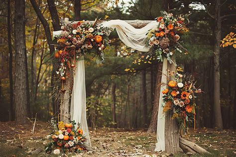 Rustic Fall Wedding Arch Ideas That Will Make You Say Do Elegantwedd