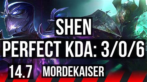 Shen Vs Mordekaiser Top Games Na Diamond Youtube