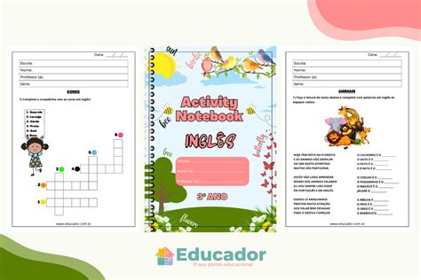 15 Atividades de Inglês para 3º ano Educador