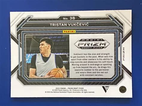 Panini Prizm Draft Basketball Vert Recrue Variante Tristan