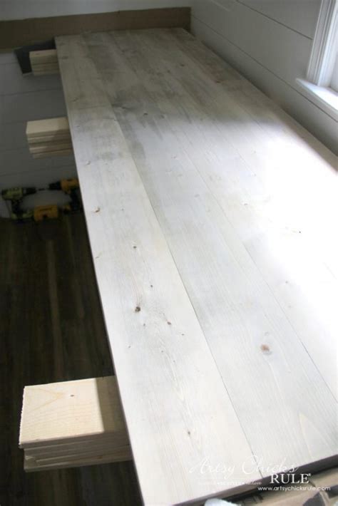 How To Make A DIY Wood Countertop (easier than you thought!) - Artsy ...