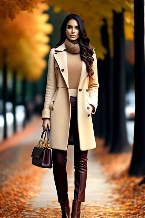 Lexica Professional Photo Of Fall Outfits Collection Brunette Model