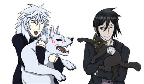 Sebastian and Pluto - Kuroshitsuji (Black Butler) Fan Art (37124315) - Fanpop