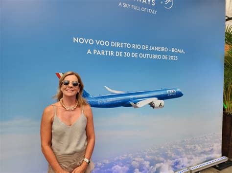 Ita Airways Promove Evento Para Celebrar Voo Inaugural Entre Rio De