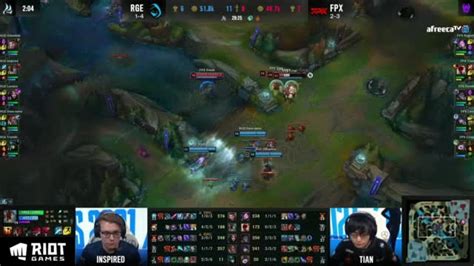 클립 RGE vs FPX 2021 LoL 월드챔피언십 그룹 스테이지 Day 4 아프리카TV VOD