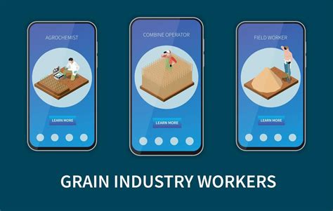 Wheat Grain Industry Professions Vector Art At Vecteezy