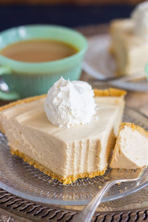 No Bake Peanut Butter Pie Recipe The Gold Lining Girl