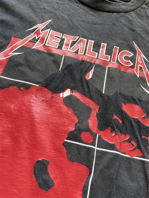 Vintage Metallica Band T Shirt Kill Em All Mens Siz Gem