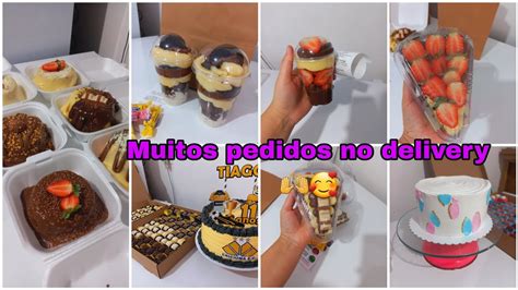 Muitos Pedidos No Delivery Vlog Rotina Encomendas Confeitaria Ifood