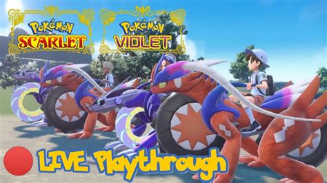 POKEMON SCARLET AND VIOLET LIVE PLAYTHROUGH HOW MANY SHINIES CAN WE