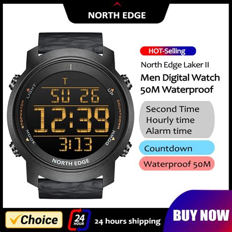 North Edge Reloj Digital Deportivo Para Hombre Cron Grafo Led De Moda