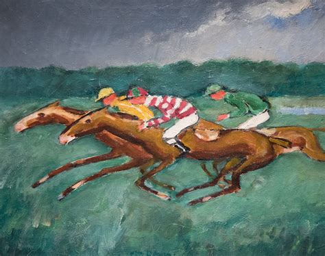 Kees Van Dongen 1877 1968 La Course Huile Sur Toile Flickr