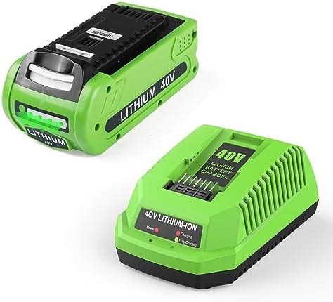 Greenworks Batterie 40V Puissante Batterie Lithium Ion 4Ah Pour