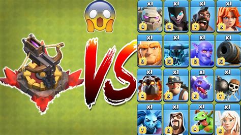 Max X Bow Vs All Troops Clash Of Clans YouTube