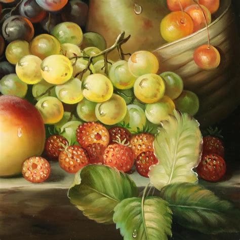 Dutch School Still Life Oil Painting of Fruit | EBTH