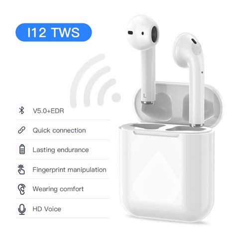 I12 Tws Earphone Bluetooth Wireless Handsfree Bluetooth Handsfree Wireless Earbuds 2020