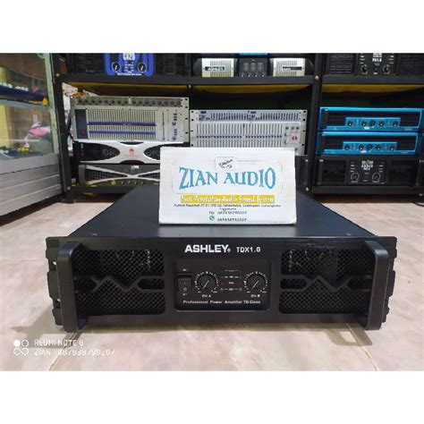 Jual Power Amplifier Ashley Tdx Original Class Td Zian Audio