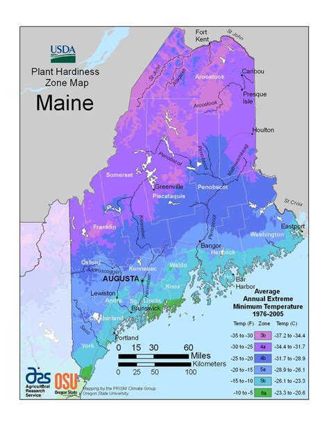 State Maps Of Usda Plant Hardiness Zones