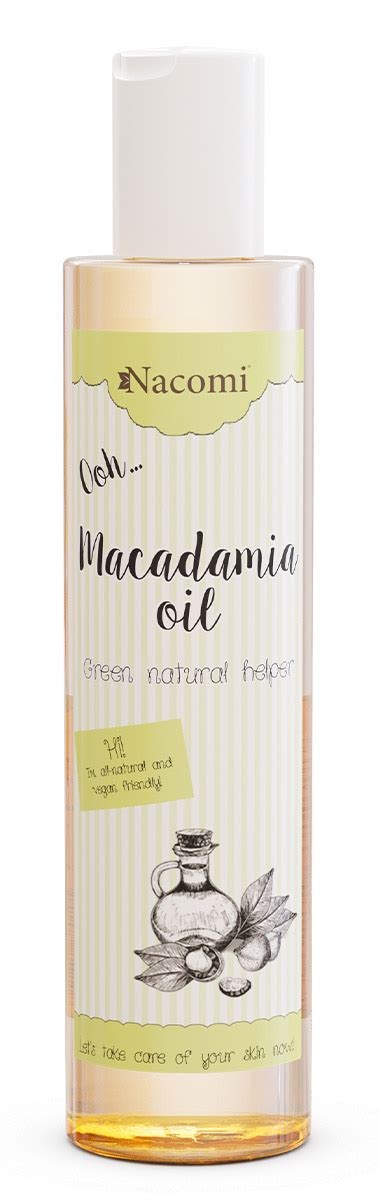 Nacomi Olej Macadamia 250ml PRODUKT WYCOFANY Bodyland Pl