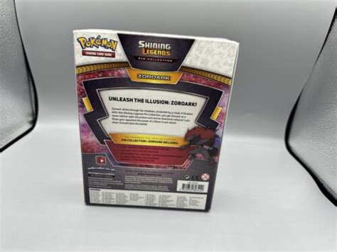 Pok Mon Tcg Shining Legends Zoroark Card Box With A Pin For Sale Online