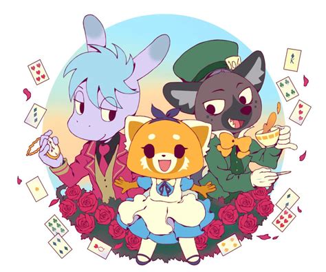 Retsuko In Wonderland Aggretsuko Anime Shows Character Design