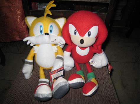 Sonic X Plushies: Knuckles and Tails by tanlisette on DeviantArt