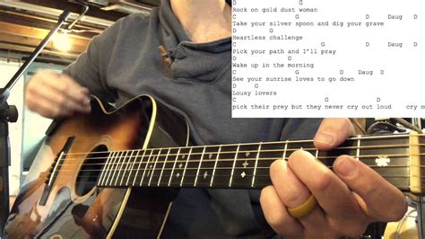 How To Play Fleetwood Mac Gold Dust Woman Rumours Acoustic Guitar Lesson 11 11 Youtube