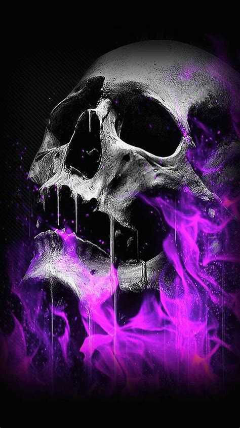 Flaming Skull Wallpapers K Hd Flaming Skull Backgrounds On Wallpaperbat