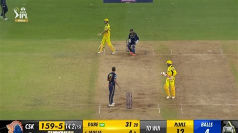 Last 2 Ball Drama Between Csk Vs Gt Full Video After Csk Won Ipl 2023