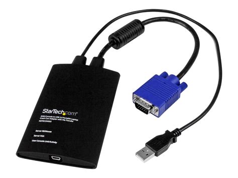 StarTech USB 2 0 KVM Konsole Mobiler Laptop Crash Car