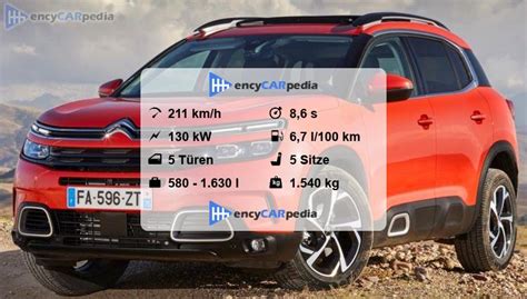 Citroën C5 Aircross BlueHDi 180 Technische Daten 2019 2022 Leistung