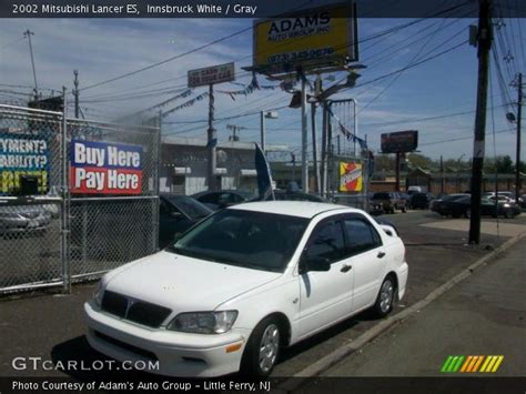 Innsbruck White 2002 Mitsubishi Lancer Es Gray Interior Vehicle Archive