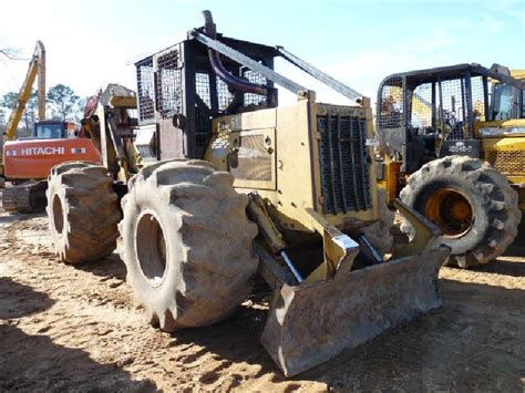 Cat 518 Vhp Grapple Skidder Sn 9w8256 Single Arch Winch Canopy