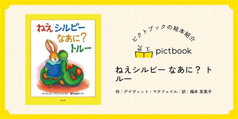 絵本『ねえシルビー なあに？ トルー』の内容紹介（あらすじ・見開き掲載） デイヴィット・マクフェイル 福本 友美子 絵本屋ピクトブック