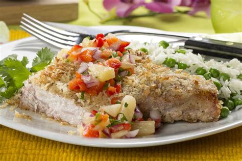 Coconut Crusted Pork Chops