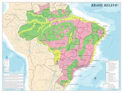 Forma De Relevo Do Brasil - Relevo Do Brasil | “Prova de Geografia para 4º Ano: Relevo e ...