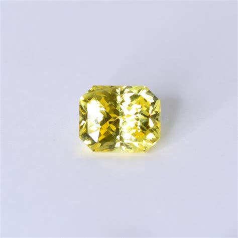 2 94 CT NATURAL YELLOW SAPPHIRE RADIANT MIX CUT UNHEATED