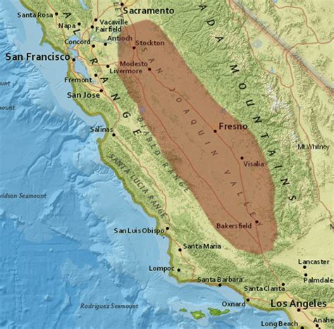 Central Valley Map