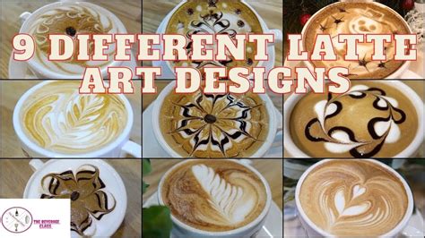 9 Different Latte Art Designs 9 Different Latte Art Designs Basic