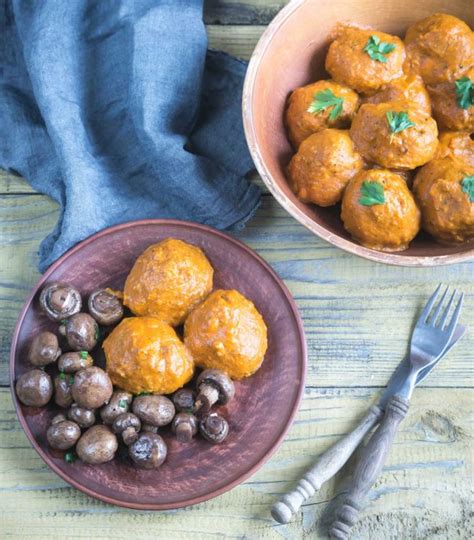 Albóndigas de pavo en salsa de manzana receta ligera y sana