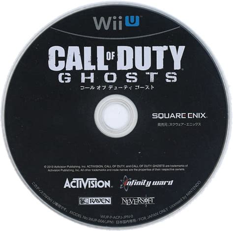 WiiU Software Call Of Duty Ghost Subtitled Conditions Game Discs