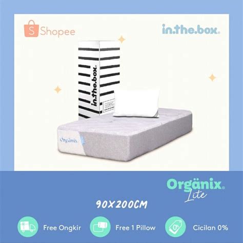 Jual Kasur Spring Bed Latex In The Box Organix Lite Ukuran X Cm