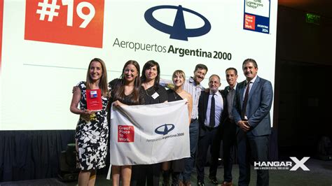 Aeropuertos Argentina 2000 Entre Los Mejores Lugares Para Trabajar Por