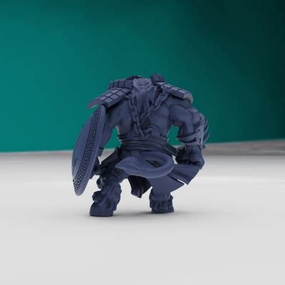 Hot Goblin Minotaur Hero Sword