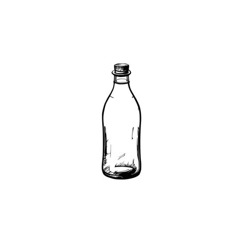 Glass Bottle Vector 25787717 Vector Art At Vecteezy