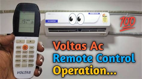 Voltas Ac Remote Control Operation How To Use Voltas Ac Remote