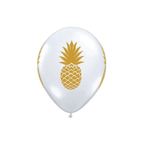 Pineapple Latex Balloons 6ct The Party Darling